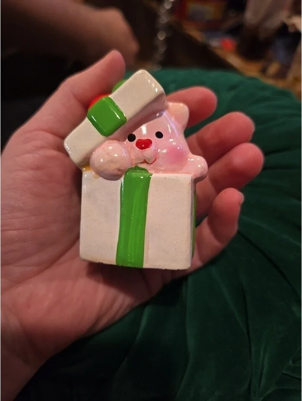 Vintage Strawberry Shortcake Custard Cat American Greetings Christmas Ornament